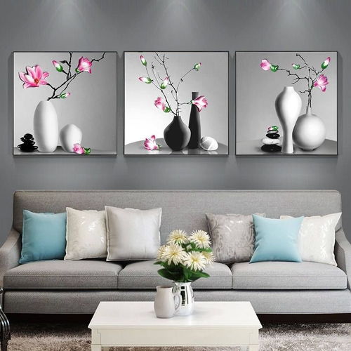 客廳裝飾畫沙發(fā)背景墻三聯(lián)畫臥室餐廳壁畫北歐掛畫風景海景無框畫